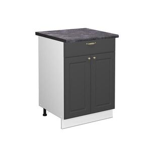 Vicco SPODNÍ SKŘÍŇKA KUCHYŇSKÉ LINKY Fame-Line Anthrazit-Gold Landhaus 60 cm se zásuvkou, PD Antracit obraz