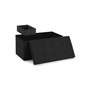 Blumtal SEDACÍ LAVICE 76/38/38 cm + box navíc, černá obraz