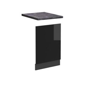 Vicco PŘEDNÍ PANEL R-Line Černý vysoký lesk 45 cm , PD Antracit obraz