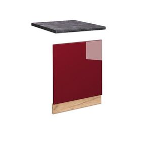 Vicco PŘEDNÍ PANEL Fame-Line Bordó červená vysoký lesk 60 cm , PD Antracit obraz