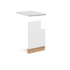 Vicco PŘEDNÍ PANEL Fame-Line Bílá vysoký lesk 45 cm , PD Mramor obraz