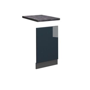 Vicco PŘEDNÍ PANEL Fame-Line Tmavě modrá s vysokým leskem 45 cm , PD Antracit obraz