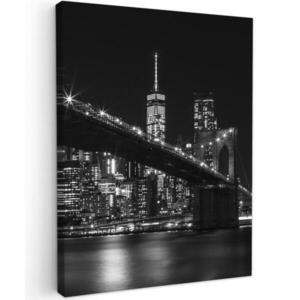 MuchoWow OBRAZ NA PLÁTNĚ New York - Brooklyn - most 30x40 cm obraz