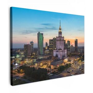 MuchoWow OBRAZ NA PLÁTNĚ Polsko - Ne - Varšava 80x60 cm obraz