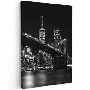 MuchoWow OBRAZ NA PLÁTNĚ New York - Brooklyn - most 60x90 cm obraz