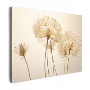 MuchoWow OBRAZ NA PLÁTNĚ Sluneční světlo - Pampeliška - Botanické - Květiny 80x60 cm obraz