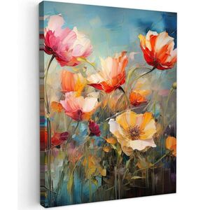 MuchoWow OBRAZ NA PLÁTNĚ Květiny - Akvarel - Umění - Botanické - Příroda 60x80 cm obraz