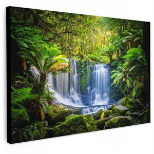 MuchoWow OBRAZ NA PLÁTNĚ Džungle - Vodopád - Austrálie - Rostliny - Příroda 30x20 cm obraz