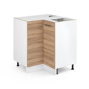Vicco UNIVERZÁLNÍ ROHOVÁ SKŘÍŇ R-Line Sonoma 75.6 cm s dvířky, bez pracovní desky obraz