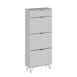 Vicco SKŘÍŇ NA BOTY Helge Bílá 60 x 145 cm 3 přihrádky obraz