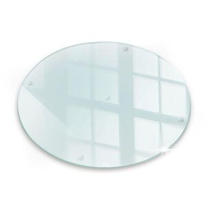 TULUP SKLENĚNÁ deska kuchyňská transparentní fi30 cm obraz