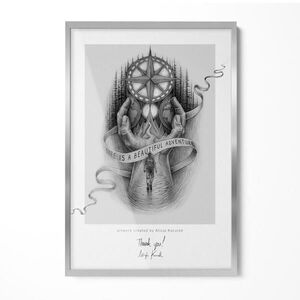 TULUP RÁM na obraz Stříbrný 40x60 cm obraz
