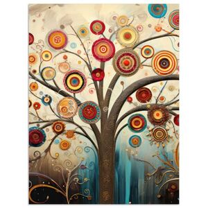 MuchoWow PLAKÁT Strom - Strom života - Barva 60x80 cm obraz