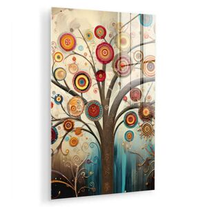 MuchoWow OBRAZ NA AKRYLOVÉM SKLE Strom - Strom života - Barva 40x60 cm obraz