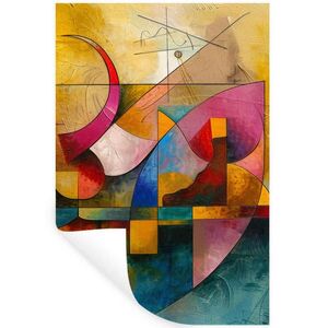 MuchoWow SAMOLEPKA NA ZEĎ Umění - abstraktní - moderní 80x120 cm obraz