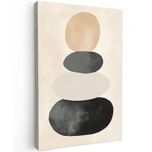 MuchoWow OBRAZ NA PLÁTNĚ Japandi - Wabi sabi - Béžová 40x60 cm obraz