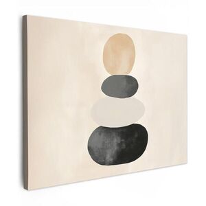 MuchoWow OBRAZ NA PLÁTNĚ Japandi - Wabi sabi - Béžová 80x60 cm obraz