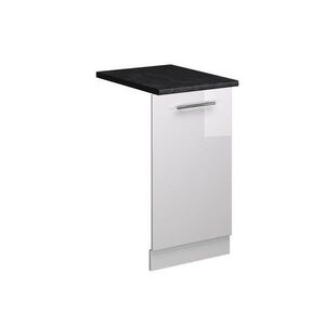 Vicco ČELNÍ PANEL MYČKY Fame-Line Bílá vysoký lesk 45 cm , PD Antracit obraz