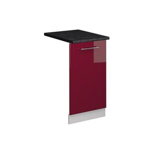 Vicco ČELNÍ PANEL MYČKY Fame-Line Bordó červená vysoký lesk 45 cm , PD Antracit obraz