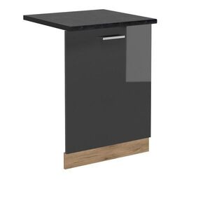 Vicco ČELNÍ PANEL MYČKY R-Line Antracitový vysoký lesk 60 cm , PD Antracit obraz