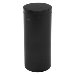 ML-DESIGN KOŠ s čidlem 40 l, kulatý, z oceli, černý obraz