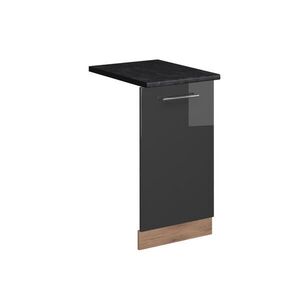 Vicco ČELNÍ PANEL MYČKY Fame-Line Antracitový vysoký lesk 45 cm , PD Antracit obraz