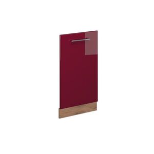 Vicco ČELNÍ PANEL MYČKY Fame-Line Bordó červená vysoký lesk 45 cm bez pracovní desky obraz