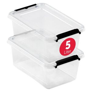 BOXXivo ÚLOŽNÉ boxy s víkem 5 l v sadě po 2 ks obraz