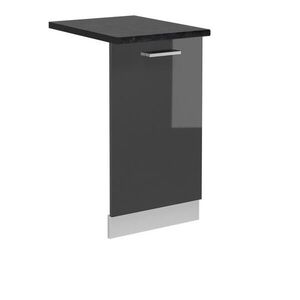 Vicco ČELNÍ PANEL MYČKY R-Line Antracitový vysoký lesk 45 cm , PD Antracit obraz
