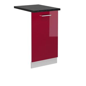 Vicco ČELNÍ PANEL MYČKY R-Line Červená vysoký lesk 45 cm , PD Antracit obraz