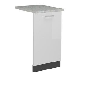 Vicco PŘEDNÍ PANEL R-Line Bílá vysoký lesk 45 cm s pracovní deskou obraz