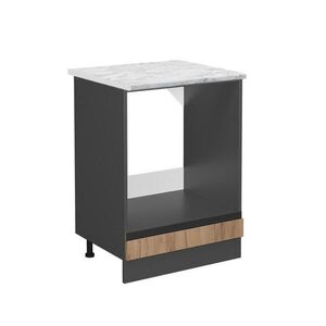Vicco SKŘÍŇKA NA VESTAVĚNOU TROUBU R-Line Zlatý mocný dub 60 cm PD Mramor obraz