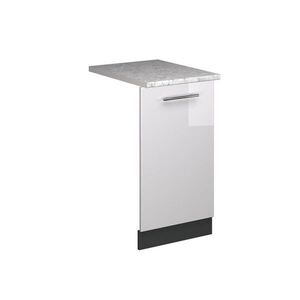 Vicco ČELNÍ PANEL MYČKY Fame-Line Bílá vysoký lesk 45 cm s pracovní deskou obraz
