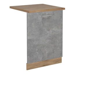Vicco ČELNÍ PANEL MYČKY R-Line Beton 60 cm , PD Dub obraz