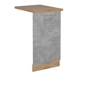 Vicco ČELNÍ PANEL MYČKY R-Line Beton 45 cm , PD Dub obraz