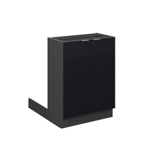 Vicco KUCHYŇSKÝ OSTROV Fame-Line Černý pruhovaný 60 cm bez pracovní desky obraz
