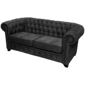MID.YOU POHOVKA CHESTERFIELD, dřevo, textil, kompozitní dřevo, antracitová obraz