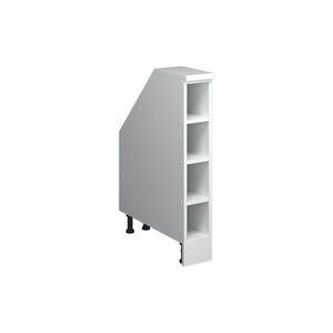 Vicco SKŘÍŇ POD ŠIKMOU STŘECHU Rion Bílá 15 x 81.8 cm se 4 přihrádkami, korpus skříně hloubka 60 cm obraz