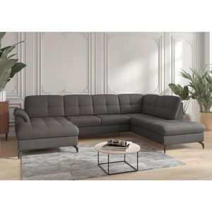 Sit & More SEDACÍ SOUPRAVA, textil, kůže, antracitová obraz