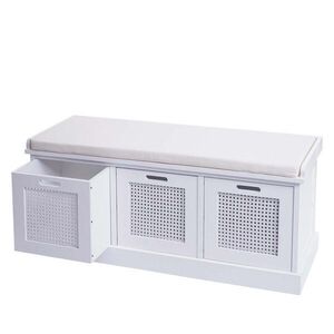 MCW LAVIČKA ÚLOŽNÉ BOXY Krémově bílá obraz