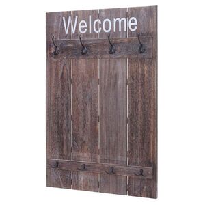 MCW NÁSTĚNNÁ SKŘÍŇ WELCOME SHABBY Hnědá obraz