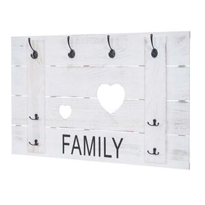 MCW NÁSTĚNNÁ SKŘÍŇ FAMILY SHABBY-LOOK Krémově bílá obraz