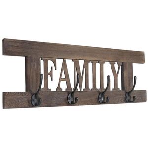 MCW NÁSTĚNNÁ SKŘÍŇ FAMILY SHABBY-LOOK Hnědá obraz
