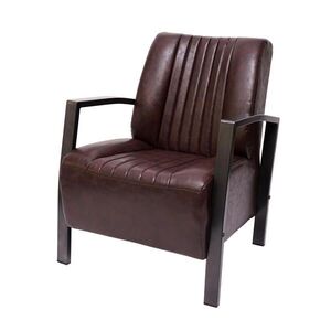 MCW RELAXAČNÍ KŘESLO Hnědé obraz
