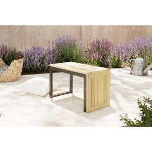 Ambia Garden ZAHRADNÍ STOLEK, dřevo, kov, 35/71/41 cm obraz