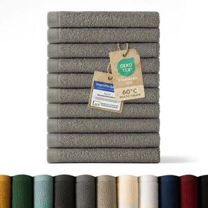 Blumtal RUČNÍK PRO HOSTY sada 10 ks, 10x ručník pro hosty 30/30 cm, šedá obraz
