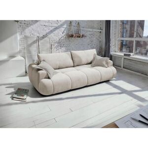 MID.YOU ROZKLÁDACÍ POHOVKA, plast, textil, kompozitní dřevo, šampaňská obraz