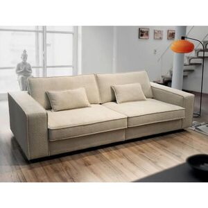 MID.YOU POHOVKA BIG SOFA, plast, textil, kompozitní dřevo, béžová obraz