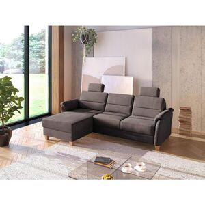 Sit & More ROHOVÁ SEDAČKA, textil, tmavě hnědá obraz