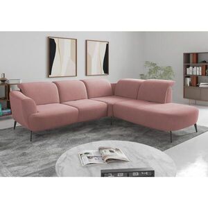 Sit & More ROHOVÁ SEDAČKA, textil, starorůžová obraz